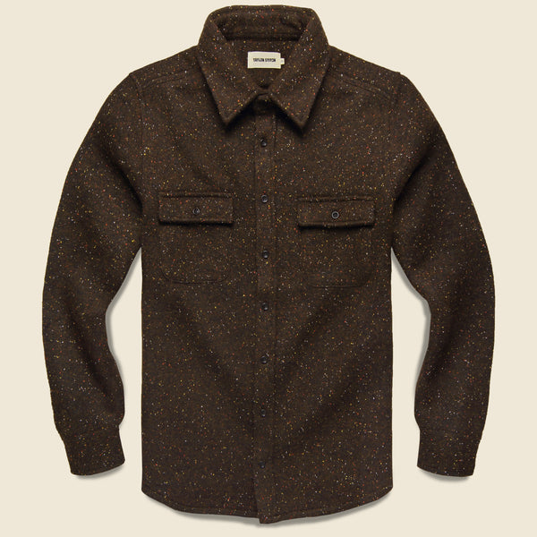 Leeward Shirt - Chocolate Donegal