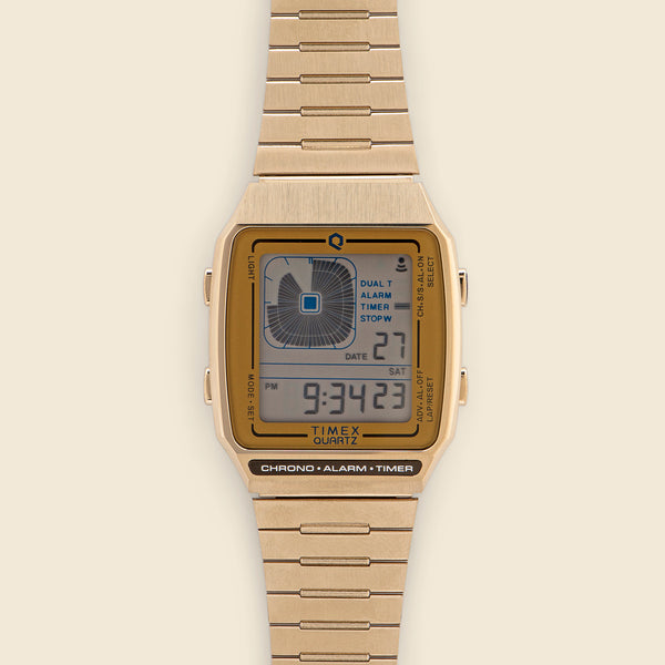 TIMEX Q LCA ゴールド　電池交換済み TIMEX Q LCA ゴールド 電池交換済み