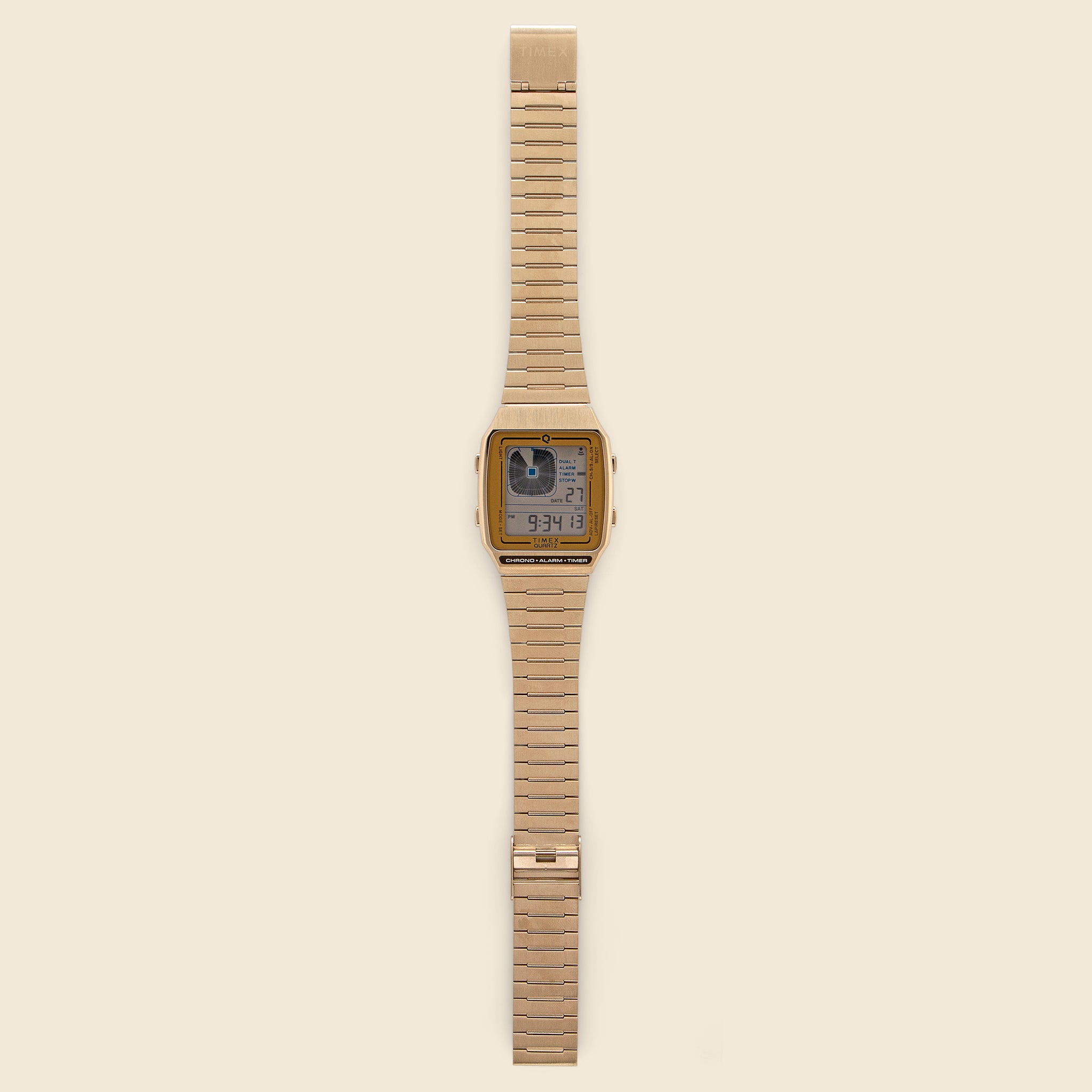 Q Digital LCA Stainless Steel Watch 32.5mm - Gold Tone - Timex - STAG Provisions - Accessories - Watches