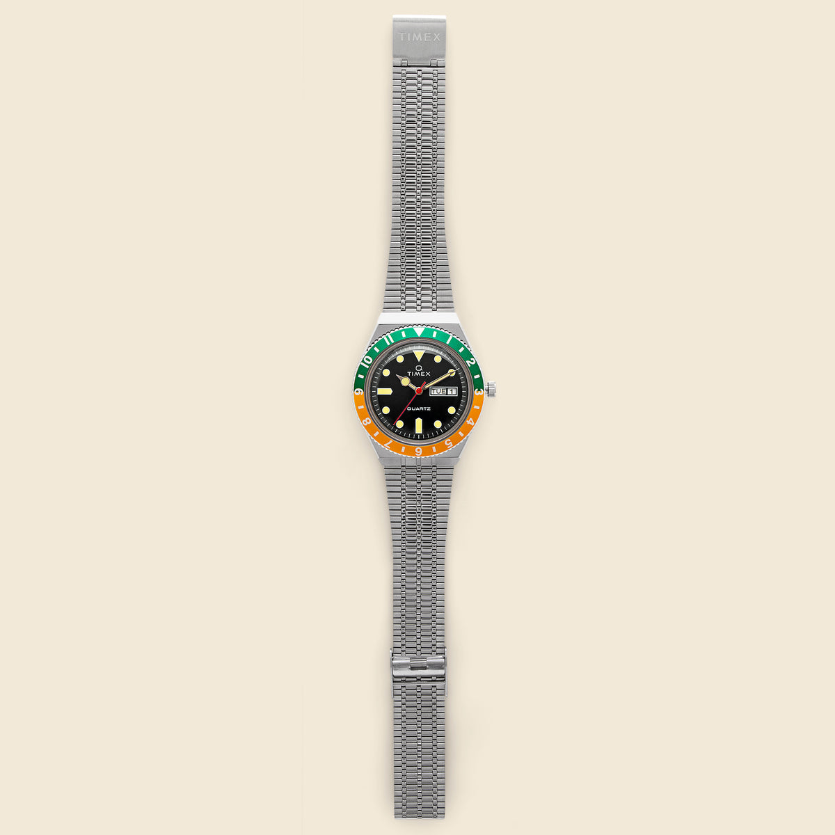 Timex q green online black