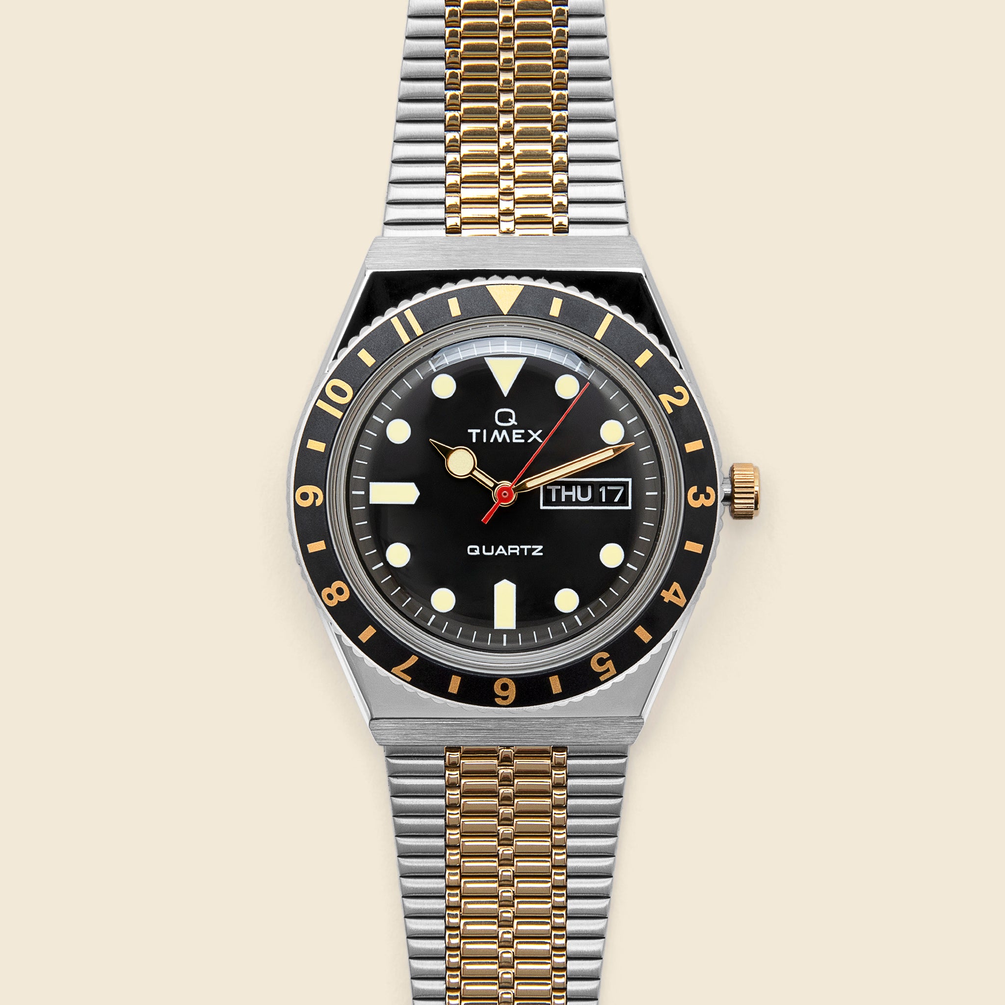 Q Timex Reissue Stainless Steel Bracelet Watch 38mm Stainless Steel/