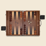 Wood Backgammon Set - Dark Brown - Home - STAG Provisions - Gift - Games