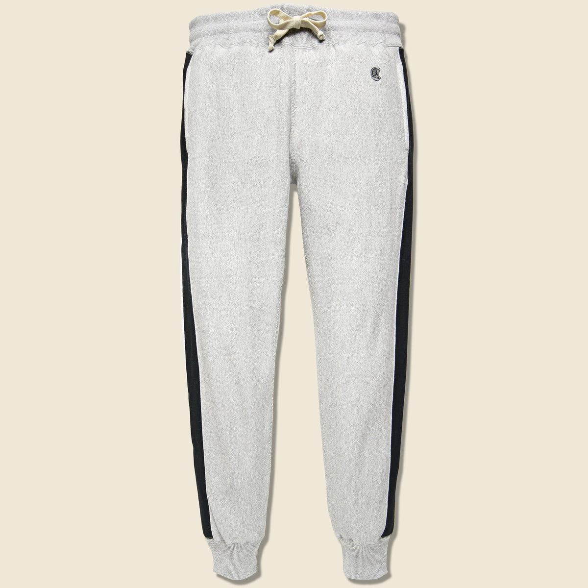 Champion sweatpants side on sale stripe