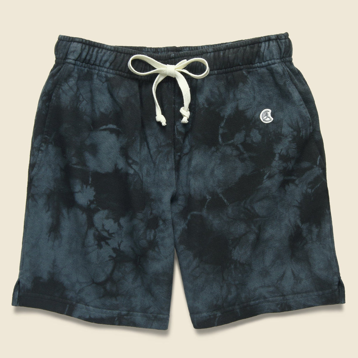 Warm Up Short Black Tie Dye