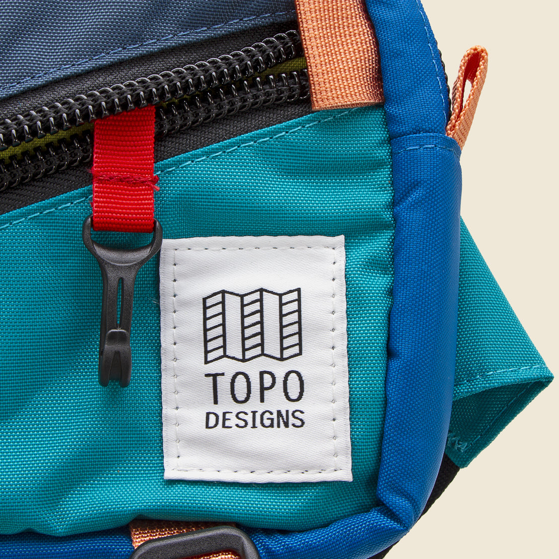 Mini Quick Pack - Tile Blue/Pond Blue - Topo Designs - STAG Provisions - Accessories - Bags / Luggage