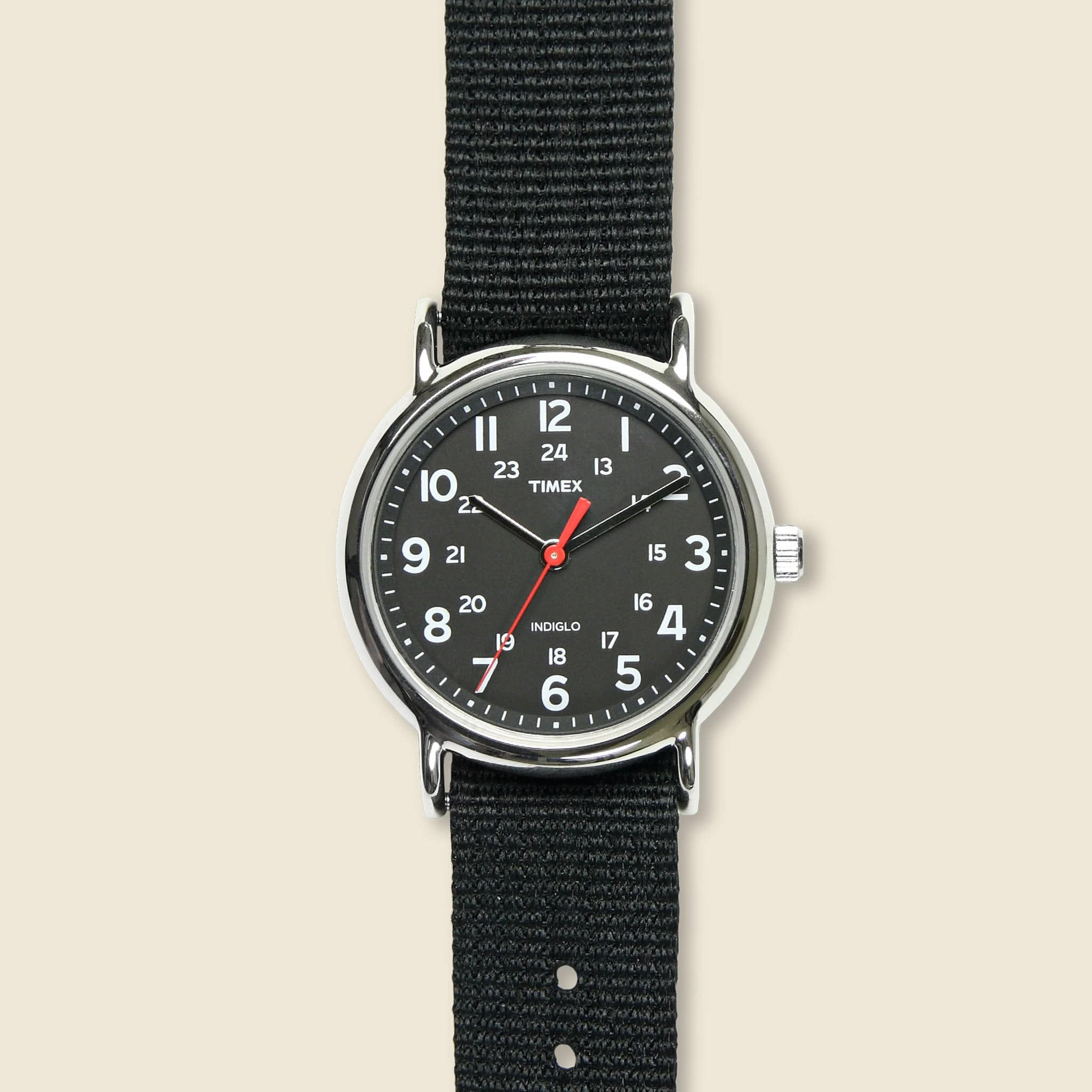 Weekender Nylon Strap Watch 38mm - Black/Black - Timex - STAG Provisions - Accessories - Watches