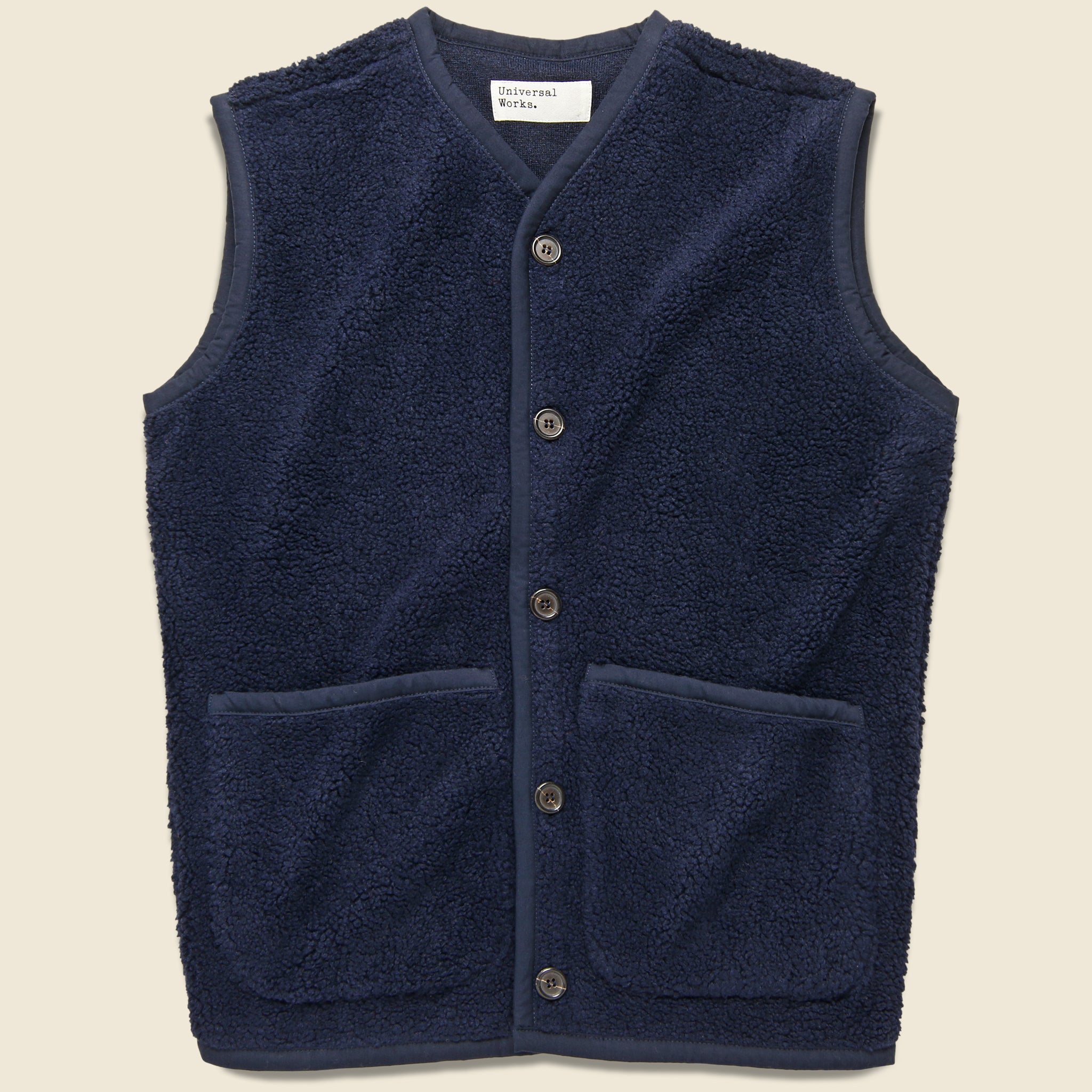 Mountain Fleece Lancaster Gilet Vest Navy - Main Image