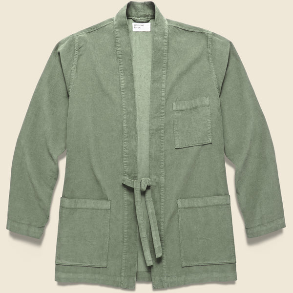 Kyoto Work Jacket - Olive Fine Cord