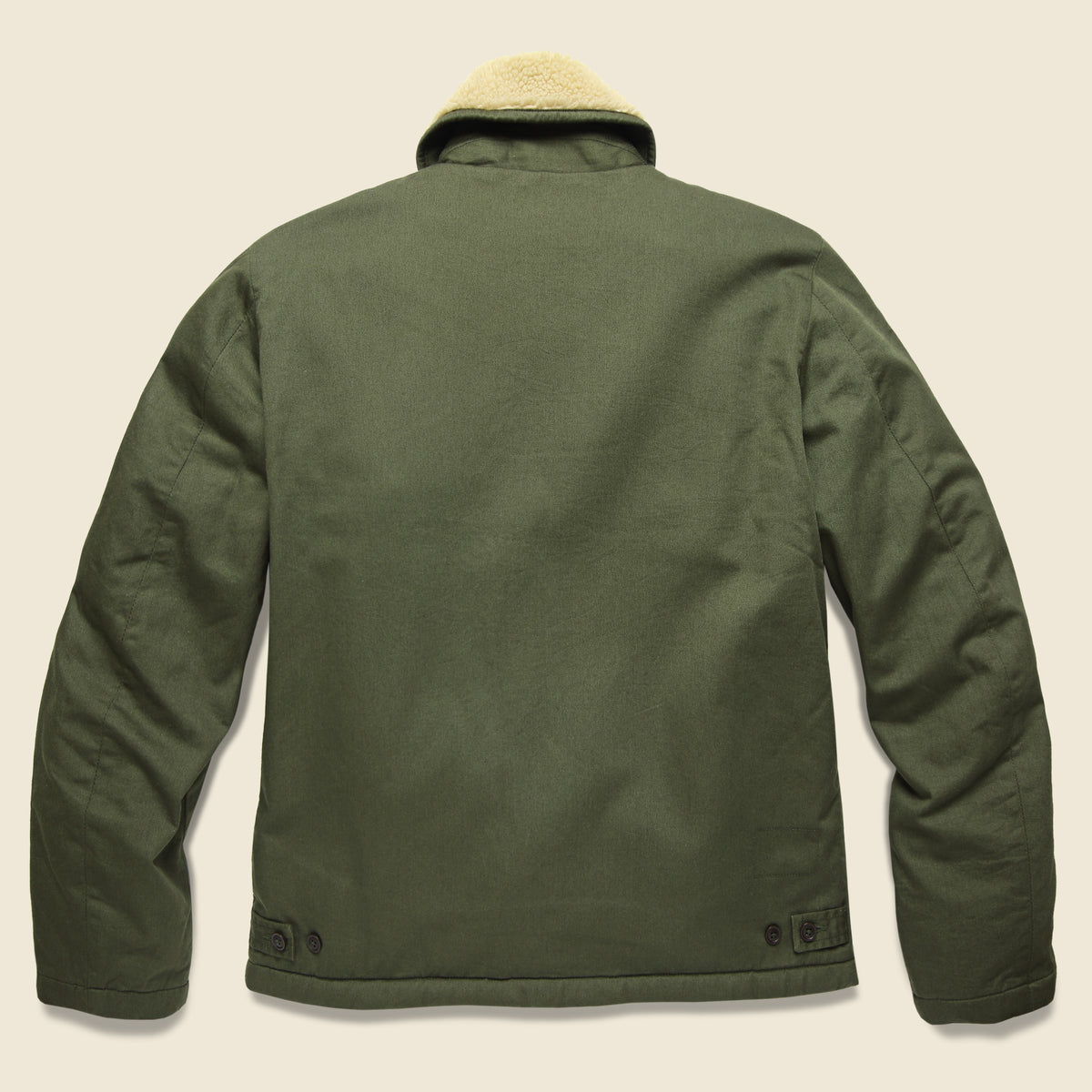 UNIVERSAL PRODUCTS “NO COLLAR BLOUSON” N1 Jacket - Military Olive