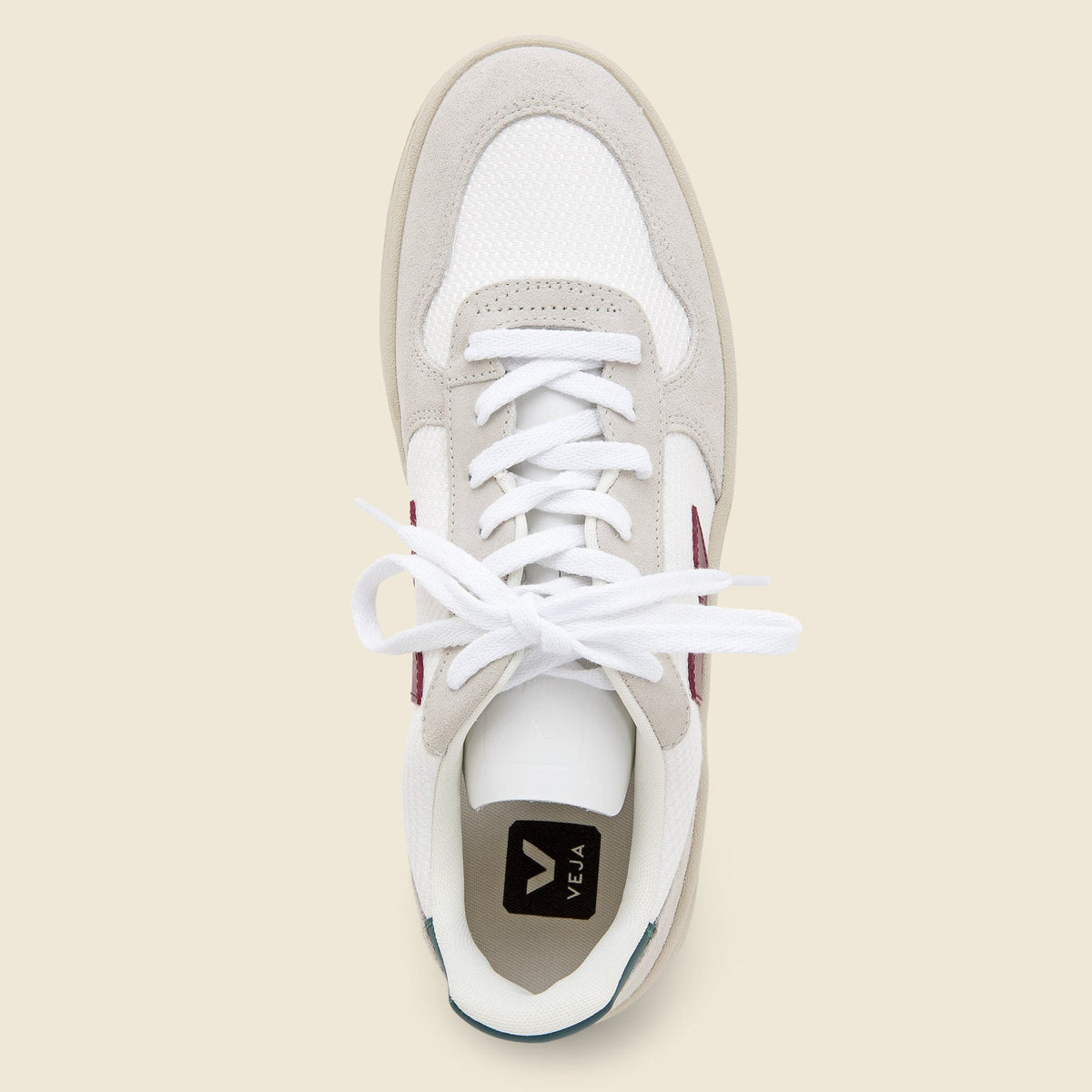 V-10 B-Mesh Sneaker White/Marsala/Brittany