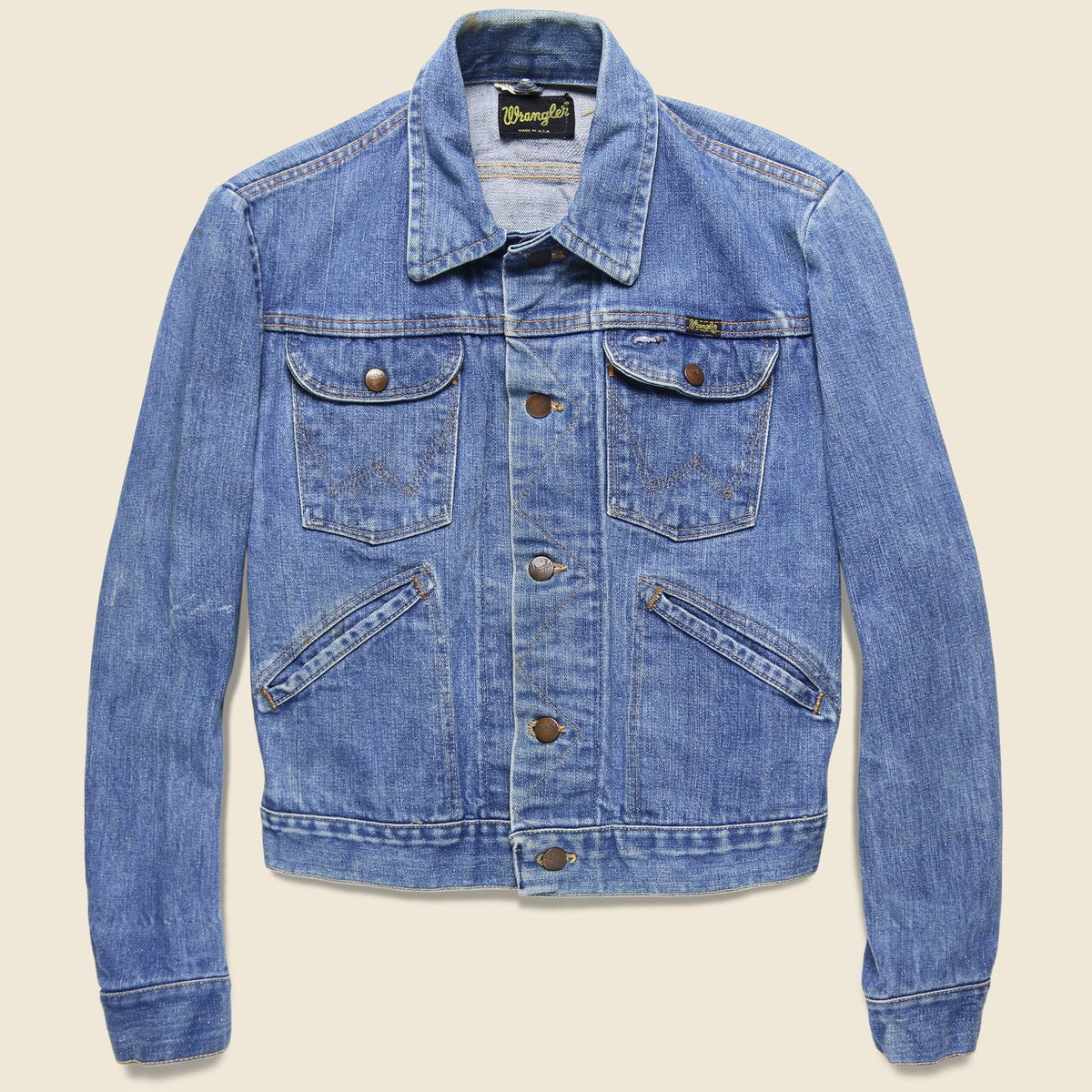 Wrangler Selvedge Denim Jacket - Light Wash