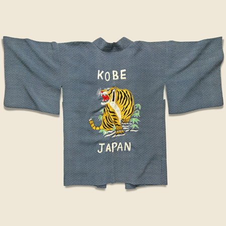 Embroidered Silk Kimono - Tiger Kobe