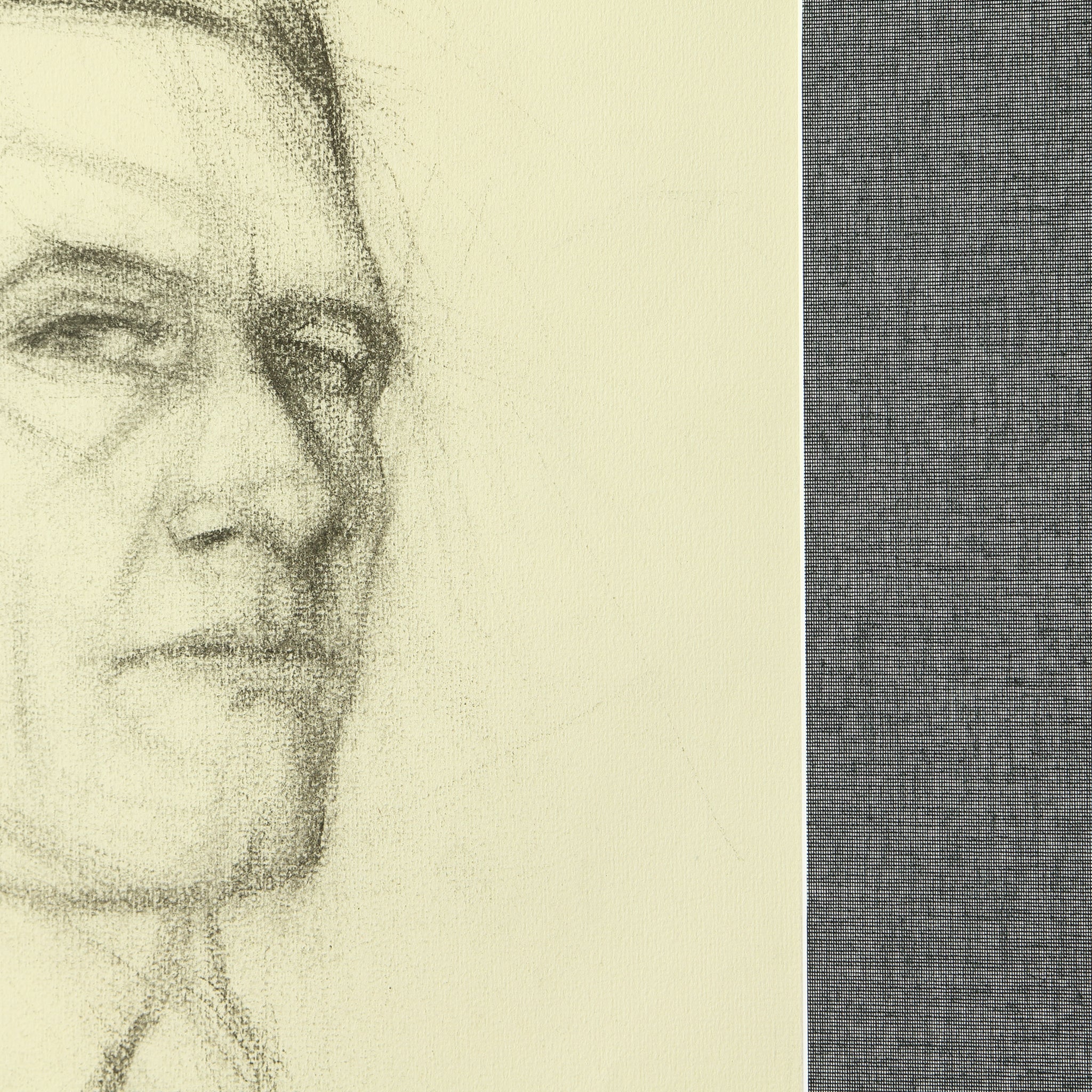 1950s Cubist Pencil Portrait - Vintage - STAG Provisions - One & Done - Art