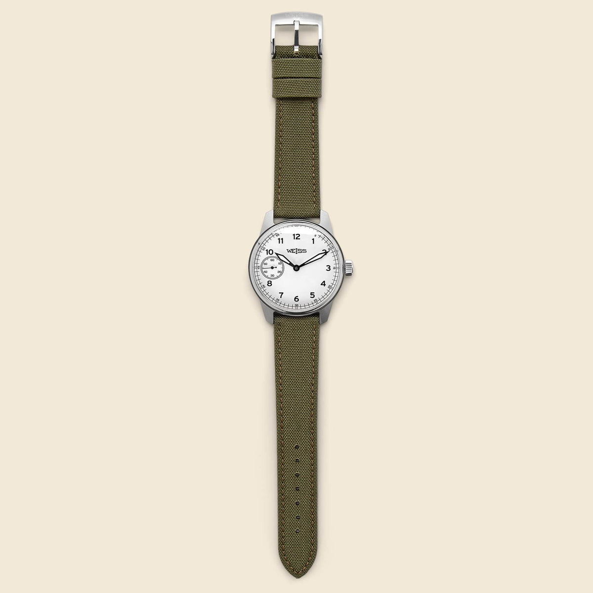 Standard Issue Field Watch 42mm - White/Olive