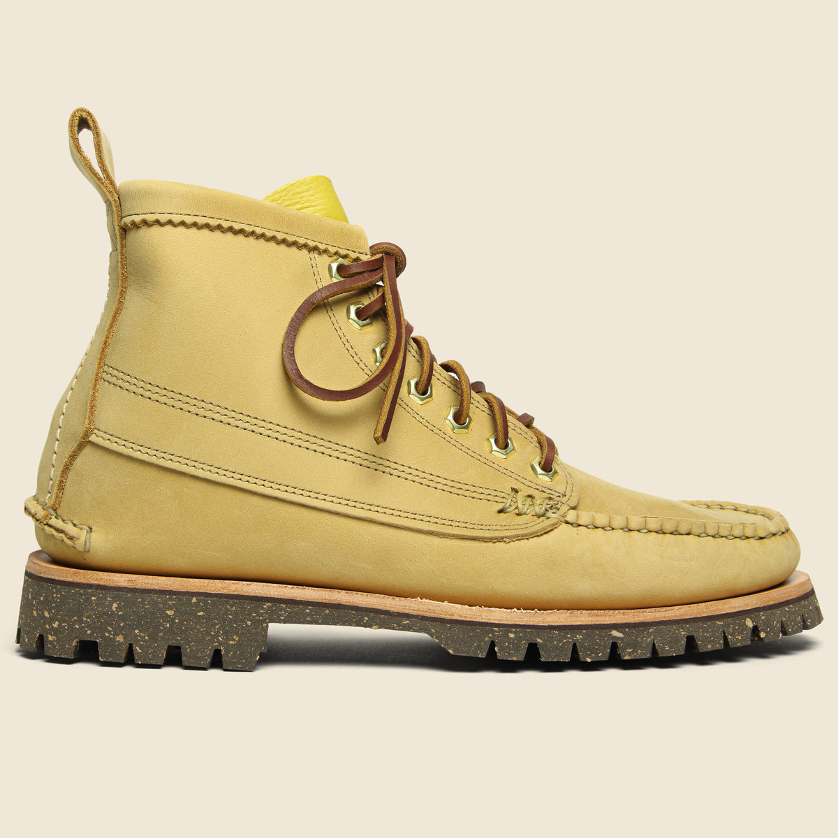 ユケテン モカシン ブーツ オリーブ angler boots YUKFW1902_a_1200x1200.