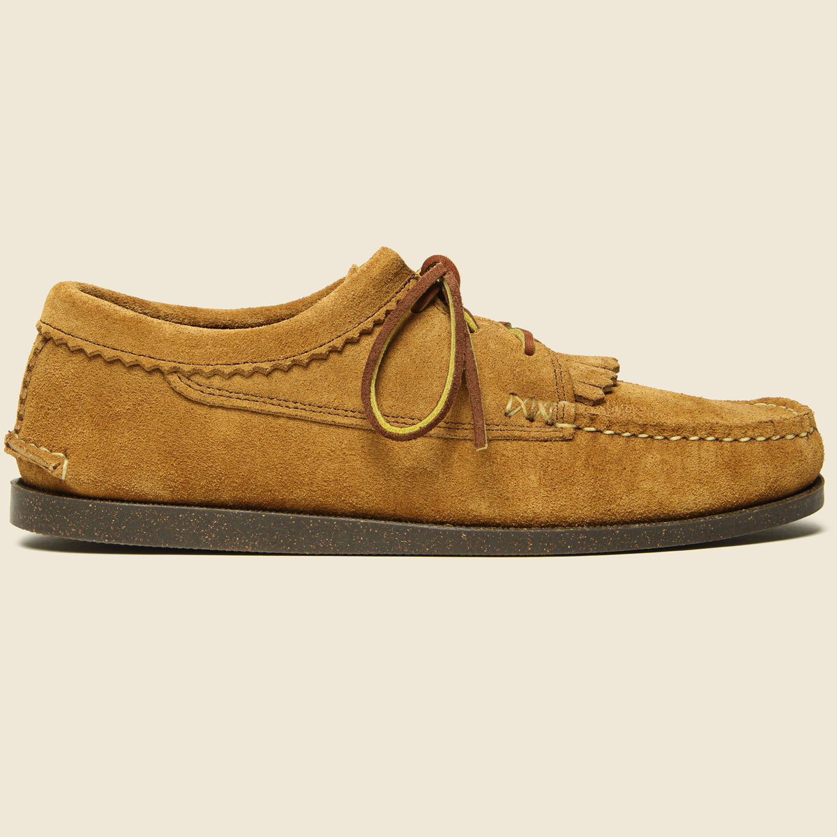 Blucher Shoe with Kiltie Camp Sole - Brown