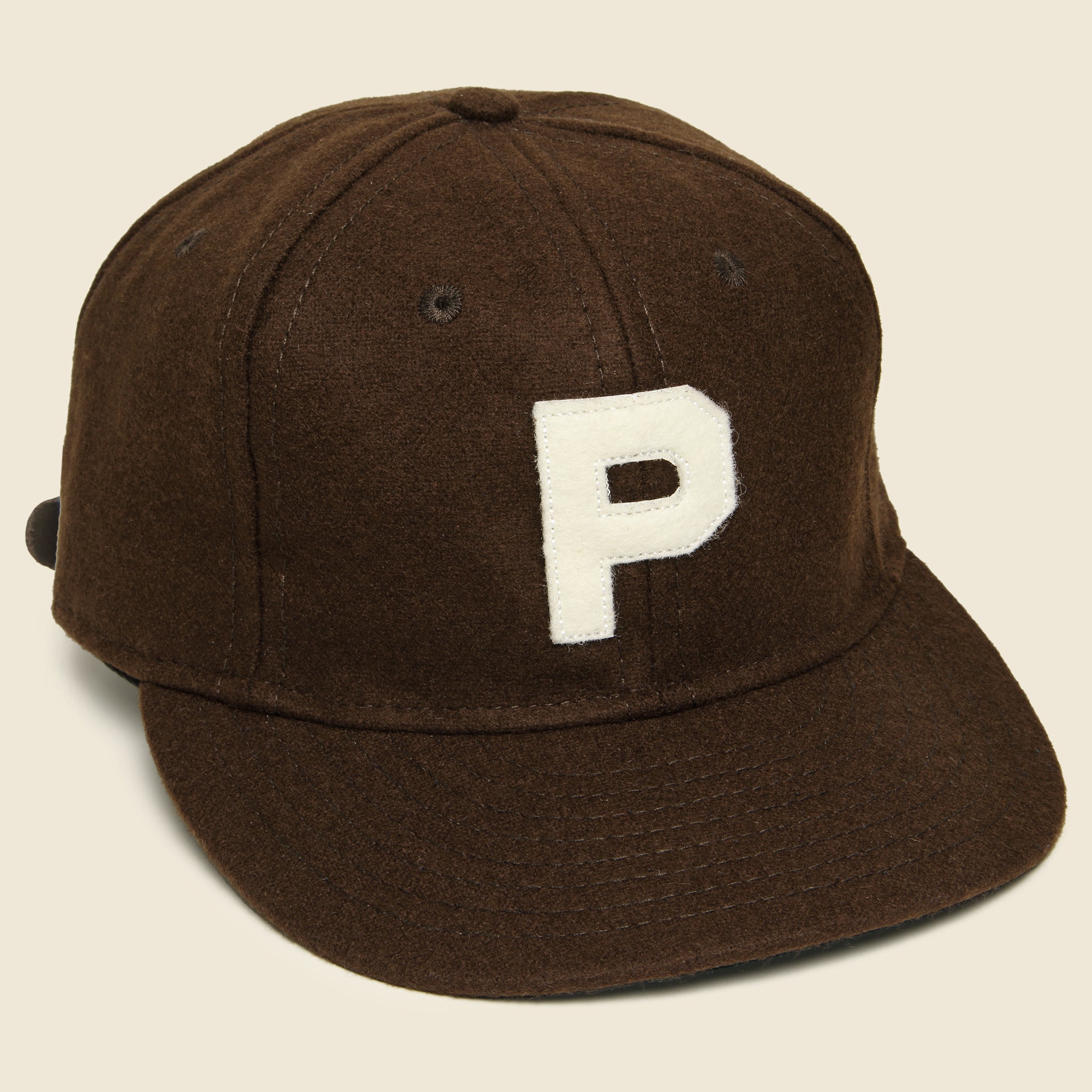Paris Red Peppers Wool Hat - Brown - Ebbets Field Flannels - STAG Provisions - Accessories - Hats