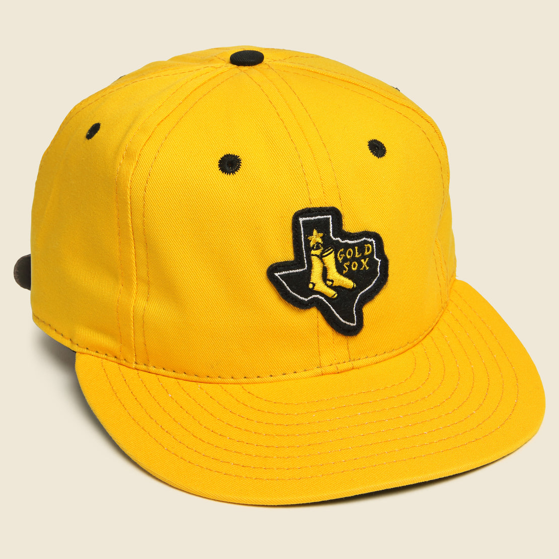 Ebbets Field Flannels Amarillo Gold Sox Cotton Hat - Yellow