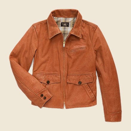 Williams Jacket - Vintage Red Leather