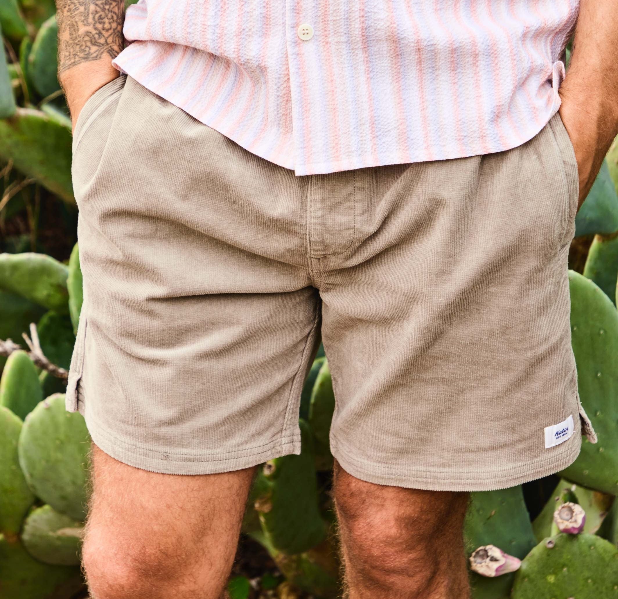 Cord Local Short - Warm Gray - Katin - STAG Provisions - Shorts - Lounge