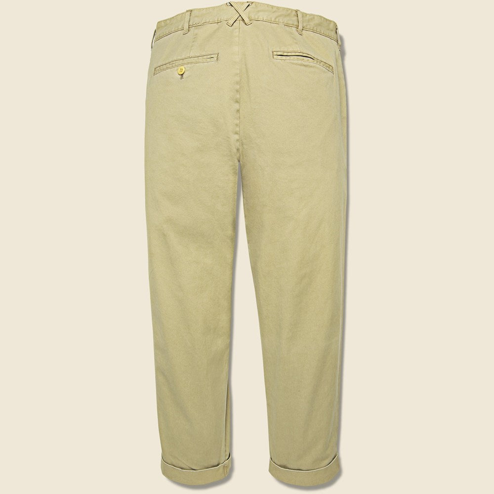 
                          Standard Pleated Chino - Khaki - Alex Mill - STAG Provisions - Pants - Twill
                        