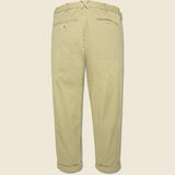 Standard Pleated Chino - Khaki - Alex Mill - STAG Provisions - Pants - Twill