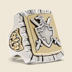 Coat of Arms Souvenir Ring - Silver/Brass - LHN Jewelry - STAG Provisions - Accessories - Rings