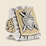 Coat of Arms Souvenir Ring - Silver/Brass - LHN Jewelry - STAG Provisions - Accessories - Rings