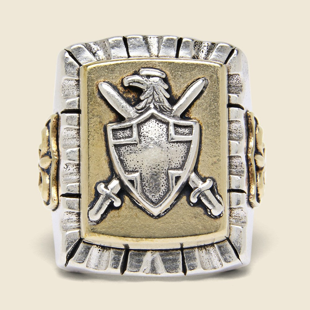 
                          Coat of Arms Souvenir Ring - Silver/Brass - LHN Jewelry - STAG Provisions - Accessories - Rings
                        