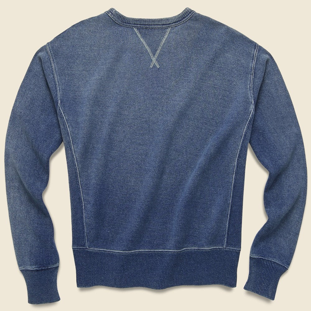 
                          French Terry Sweatshirt - Washed Indigo
                        