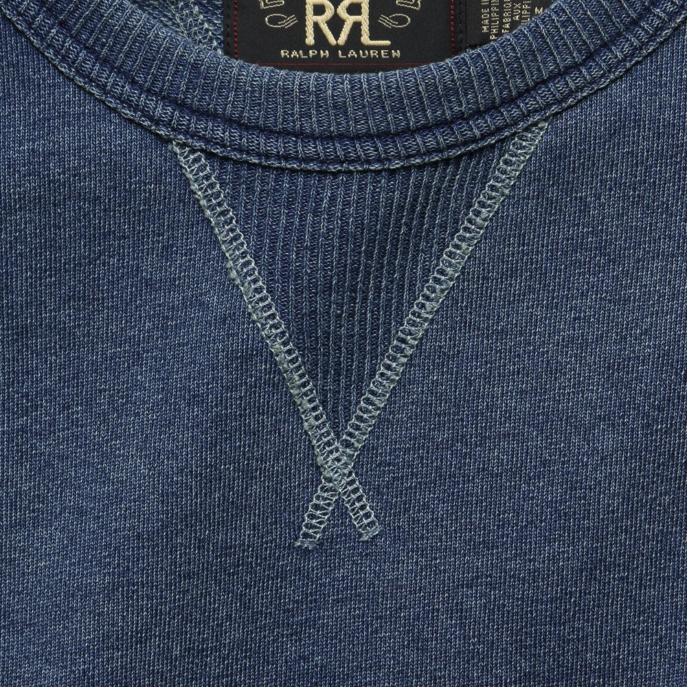 
                          French Terry Sweatshirt - Washed Indigo
                        