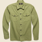 Herringbone Twill Shirt - Military Olive - RRL - STAG Provisions - Tops - L/S Woven - Overshirt