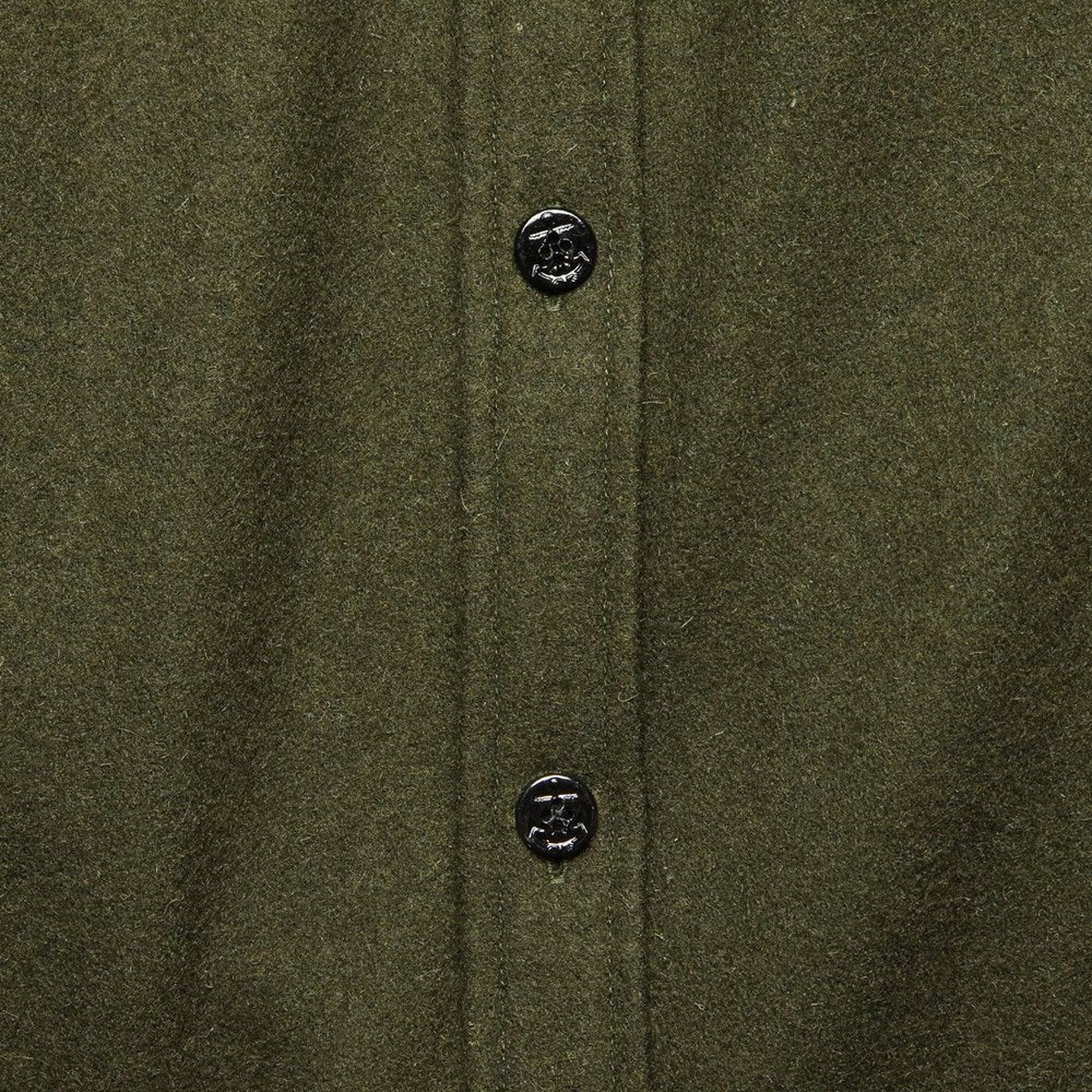 
                          CPO Wool Shirt - Olive - Schott - STAG Provisions - Tops - L/S Woven - Overshirt
                        