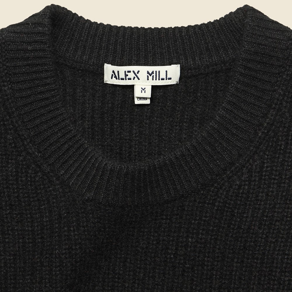 
                          Cashmere Jordan Sweater - Black - Alex Mill - STAG Provisions - Tops - Sweater
                        