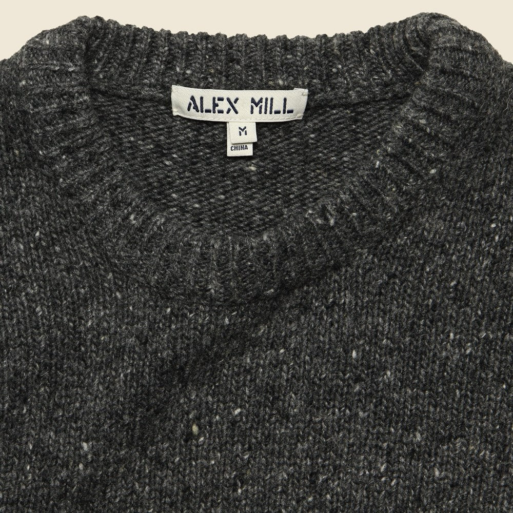 
                          Donegal Wool Sweater - Charcoal - Alex Mill - STAG Provisions - Tops - Sweater
                        