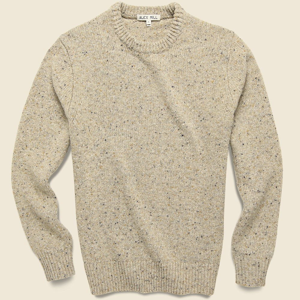 Donegal Wool Sweater - Oatmeal