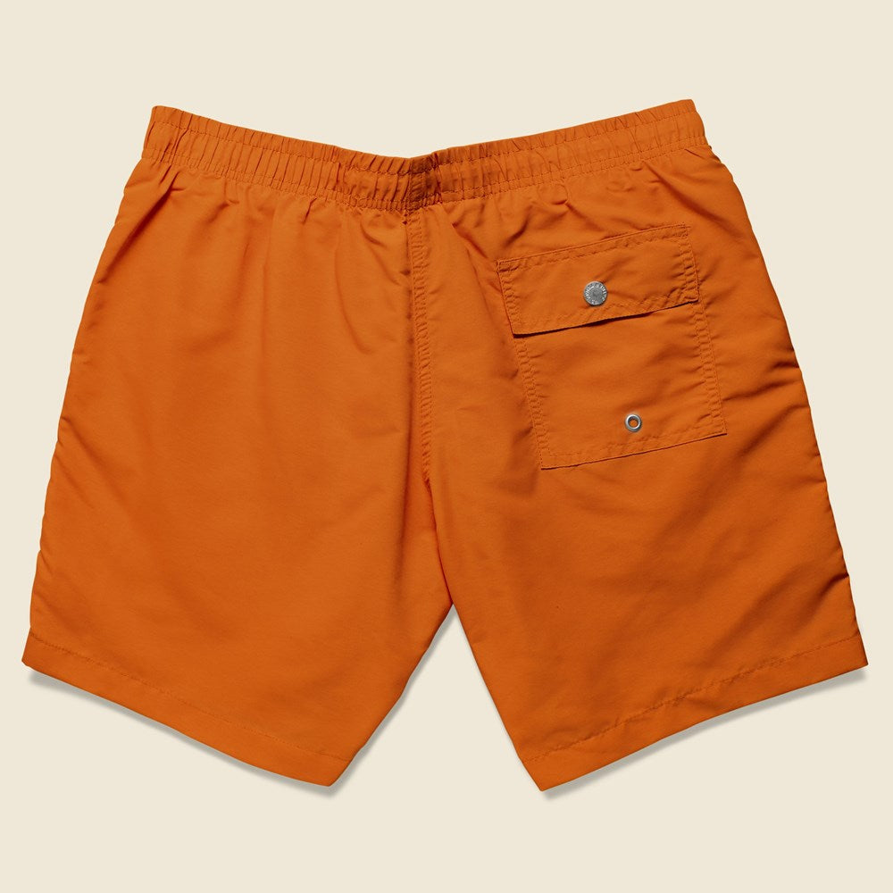 5.5" Solid Swim Trunks - Orange - Bather - STAG Provisions - Shorts - Swim