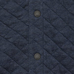 Epic Quilted Fleece CPO - Navy Melange - Faherty - STAG Provisions - Outerwear - Shirt Jacket