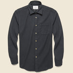 Flannel Teca Shirt - Charcoal - Portuguese Flannel - STAG Provisions - Tops - L/S Woven - Solid