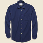 Flannel Teca Shirt - Navy - Portuguese Flannel - STAG Provisions - Tops - L/S Woven - Solid