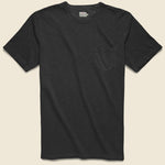 Garment Dyed Pocket Tee - Washed Black - Faherty - STAG Provisions - Tops - S/S Tee