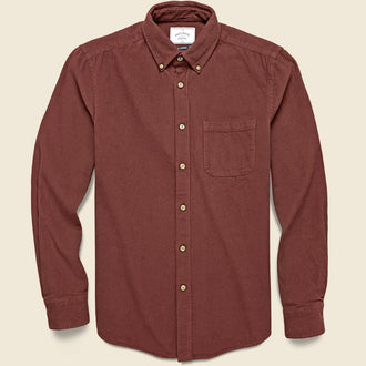 Corduroy Lobo Shirt - Bordeaux