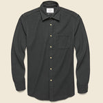 Flannel Teca Shirt - Black - Portuguese Flannel - STAG Provisions - Tops - L/S Woven - Solid