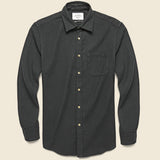 Flannel Teca Shirt - Black - Portuguese Flannel - STAG Provisions - Tops - L/S Woven - Solid