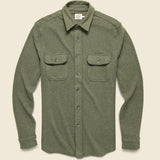 Legend Sweater Shirt - Olive - Faherty - STAG Provisions - Tops - L/S Woven - Solid