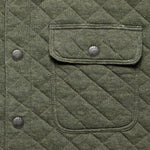 Epic Quilted Fleece CPO - Olive Melange - Faherty - STAG Provisions - Outerwear - Shirt Jacket