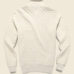 Epic Quilted Fleece Pullover - Oatmeal Melange - Faherty - STAG Provisions - Tops - Fleece / Sweatshirt