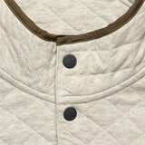 Epic Quilted Fleece Pullover - Oatmeal Melange - Faherty - STAG Provisions - Tops - Fleece / Sweatshirt