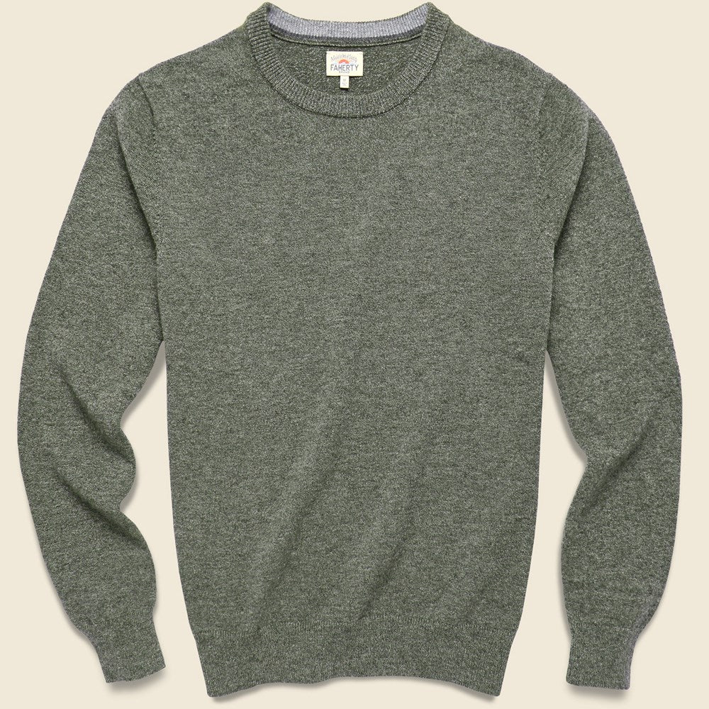 Jackson Crew Sweater - Olive Heather