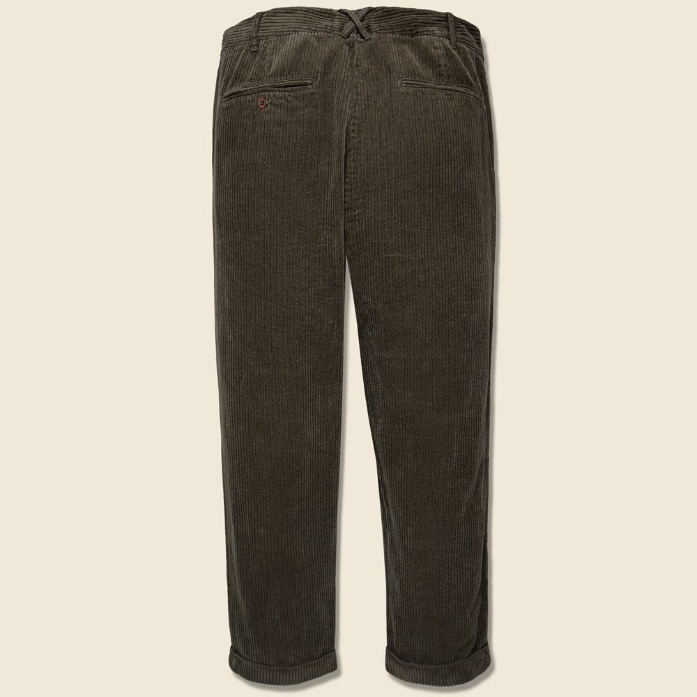 
                          Corduroy Pleated Pant - Chocolate - Alex Mill - STAG Provisions - Pants - Corduroy
                        